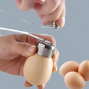 Abridor e Fatiador de Casca de Ovo em Aço Inoxidável – Ferramenta Prática para Cozinha