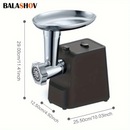 Moedor de Carne Elétrico Multifuncional – Com Lâminas, Placas de Moagem e Função para Enchimento de Salsichas