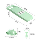 Fatiador Vegetal Multifuncional 5 em 1 com Protetor de Mãos